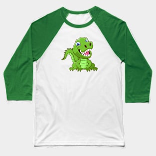 Cute Dino - Baby Dinosaur Baseball T-Shirt